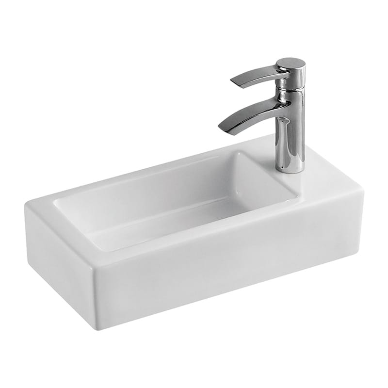 Santorini wall-mounted basin right 2 Santorini fali mosdo jobbos